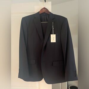 New With Tags Navy Ralph Lauren Slim Fit Suit Set 42S, Size 35 Trousers